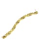 SeidenGang Blue Sapphire & Diamond Flower Link Bracelet in 18K Gold
